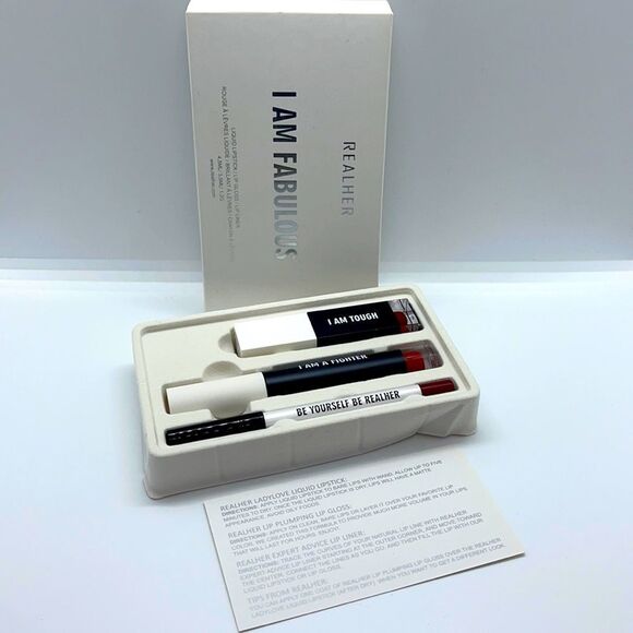 NIB REALHER I Am Fabulous Lip Kit - Picture 3 of 6